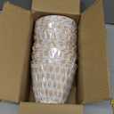 Chandelier Shades Set Of 6,Mini Lamp Shade 3" Top x 5.5" Bottom x 4.7" Slant ,Small Lamp Shades Clip On Bulb,Pleated Chandelier Lamp Shades,Fabric Lampshades That Attach To The Bulb(Brown Floral)