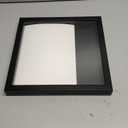 1 Pack T Shirt Display Frame, 11.3'' X 11.3'' Black Imitation Wood T Shirt Frame with 98% UV Protection Acrylic, 1" Depth of Usable Space Shadow Box, Display Case for Shirts, Jerseys, Memorabilia