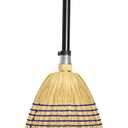 TidyBliss 59” Corn Broom Heavy Duty for Sweeping Garden, Garage, Yard, Porch