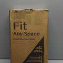 Bumusty 4-Tier Long Expandable Shoe Rack for Closet, 18"-44" Adjustable Shoe Rack for Entryway, 20-24 Pairs Large Shoe Organizer Shelf Storage, Sturdy Metal, Black