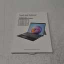 Surface Pro 9 Keyboard with Slim Pen, Compatible with Microsoft Surface Pro 11 10 9 8 X, 13 Inch Bluetooth Wireless Backlit Type Cover with Slim Pen,Keyboard with Slim Pen,Blue