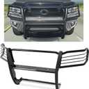 HECASA Brush Guard Compatible with 2005-2014 Toyota Tacoma Bull Bar Front Bumper Grill Grille Guard Protector Brush Push Bar Black Steel Exterior Accessories Power Coated