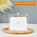 Disposable Face Towel Holder, Acrylic Face Towelettes Storage Box for Face Towels, Facial Towel Containers, Makeup Remover Cloth Organizer