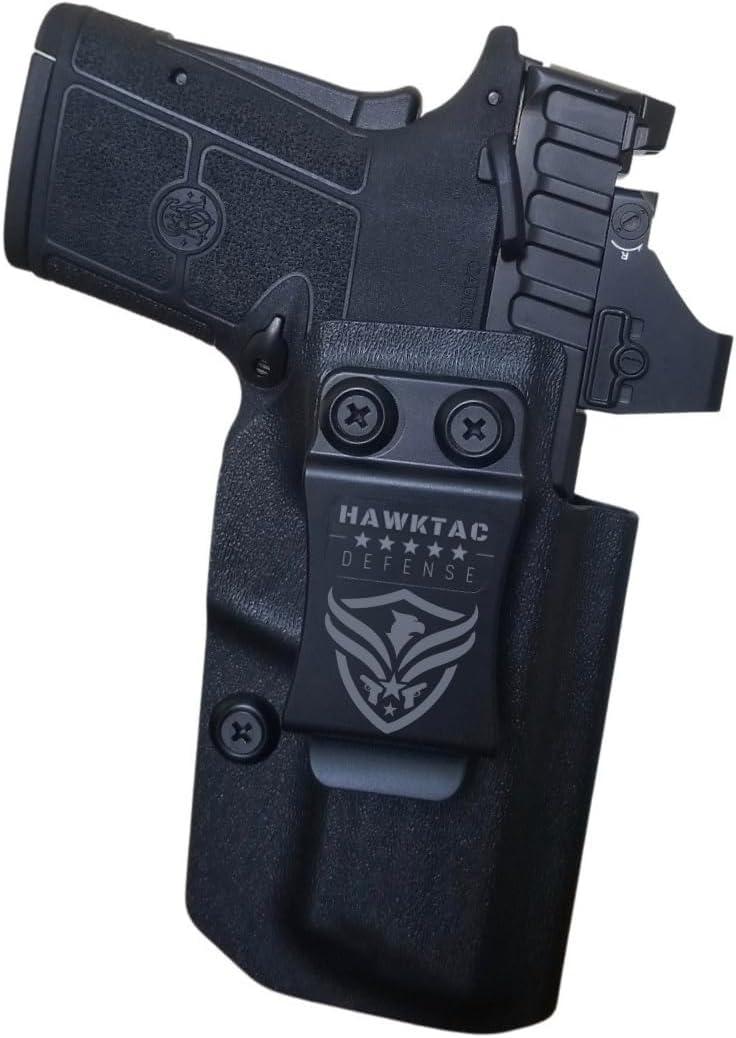 Smith and Wesson Equalizer Holster : Fit | Right Side | IWB Concealed Carry for S&W 9mm Equalizer | Optics by HawkTac