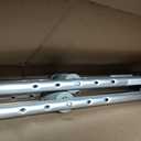 PCP Aluminum Crutches, Push Button Adjustable Height, Lightweight, 1 Pair, Kids Child Size (4'0" to 4'6")