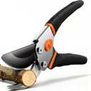 2 x VOTREK Pruning Shears, 8.5 Professional Garden Pruner with Jam-Proof Spring & Ever-Sharp SK5 Blade, Ergonomic Bypass Clippers for Rose, Tree Trimming, Heavy Duty Bonsai Scissor for Weak Hand