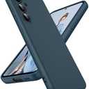 LeYi for Samsung S23 FE: Ultra Slim Shockproof Protective Galaxy S23 FE Phone Case with Soft Microfiber Lining, Anti-Scratch Funda for Basic Case (Blue), Pack Of 3