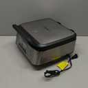 Sunvivi Indoor Grill, 1300W Smokeless Grill Indoor with Auto-Lift, Electric Griddle Nonstick with Removable Plates, Independent Upper Heating, Smart Time & Temperature Control, Easy to Clean and Store