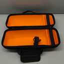 ZLiT Hard Box for JBL Charge 5 Case, Waterproof Travel Protective Carrying Case Storage Charge 5 Bluetooth Speaker and Cables(Inner Orange)