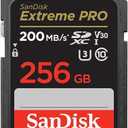 SanDisk 256GB Extreme PRO SDXC UHS-I Memory Card - C10, U3, V30, 4K UHD, SD Card - SDSDXXD-256G-GN4IN, Dark gray/Black