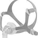 CPAP Mask,Comfort Nasal Pillow CPAP Masks, Replacement CPAP Nose Mask Headgear Set for Airfit N20,Reusable Sleep Apnea Mask for Side Sleepers, Medium