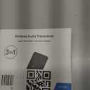 2026 Upgraded Bluetooth 5.3 Transmitter 3-in-1, Portable Wireless Rechargeable Transceiver Adapter for TV PC, Stereo Audio Receiver for Car Speaker System (Black)