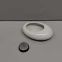 Flower Frog Vase Kit, Ceramic Ikebana Kit,with Flower Frog Pin Frog Flower Stems Holder, for Flower Arrangement, Floral Arrangement, Living Room, and Restaurant Center Decoration. (Green Large Size)