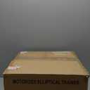 Under Desk Elliptical Machine, Electric Ellipse Leg Exerciser as Seen on Tv for Seniors with 12 Adjustable, Portable Quiet Elliptical Machine, Seated Pedal Exerciser with Remote Control (Orange)