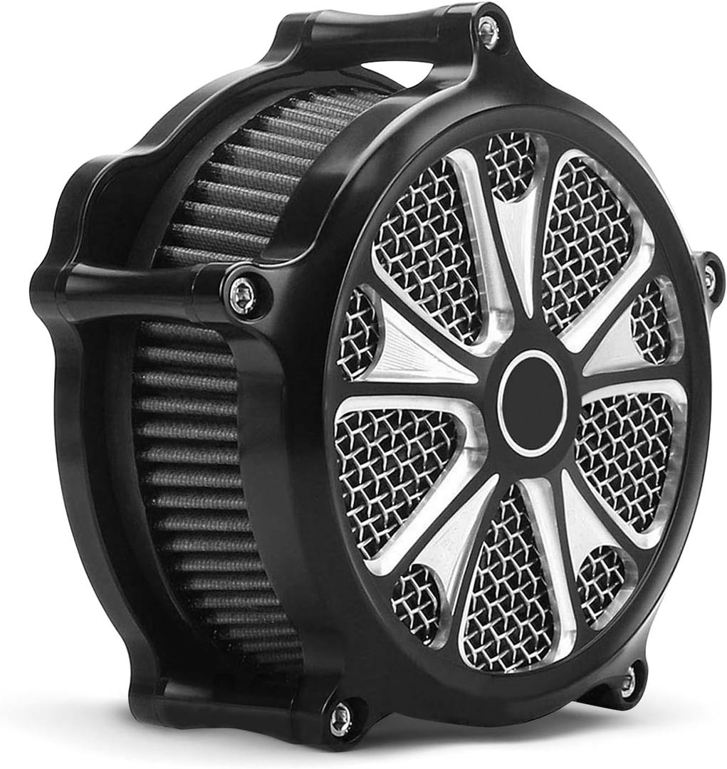 For harley air cleaner filter Sportster Softail Touring street road king glide Dyna for harley davidson air intake filters (speed 10 style -gray filter, A-For Sportster XL models) (A-For Sportster XL models, speed 10 style -gray filter)