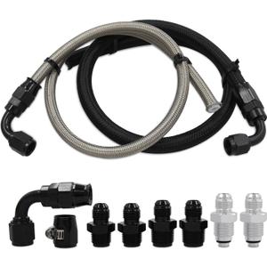 Universal AN6 Power Steering Hose Kit Compatible with Chevy C10 LS Swap Connects GM LS Swap Replace 1950-2000