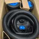 Vacmaster 4 Gallon, 5 Peak HP with 2-Stage Industrial Motor Wet/Dry Floor Vacuum, VF408, Blue