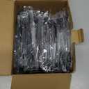 30 Pack 5 inch(128mm) Center to Center Matte Black Cabinet Pulls Stainless Steel Kitchen Cabinet Handles - Square Dresser Handles Drawer Pulls