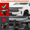 FIONE Full LED Headlights Assembly Compatible with Chevy Tahoe/Suburban 2021 2022 2023 WITH LED Running Light Factory Headlamps Left Driver Side LH