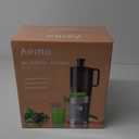 Aeitto Cold Press Juicer, Juicer Machines with 4.9" Large Feed Chute, Fits Whole Vegetables and Fruits, Professional Juice Maker, Easy to Clean, High Juice Yield, Easy to Assemble, Black