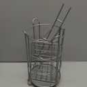 Toilet Paper Holder Stand with Shelf for Phone, Free Standing Tissue Roll Storage and Dispenser Rack for 4 Mega Rolls, Silver Gray (23.6'')