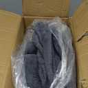 31.5" Cat Tree Tower for Indoor Cats - 2 Cozy Condos, Multi-Level Cat Scratching Posts with Sisal, Soft Padded Perch, 2 Dangling Toys, Dark Grey
