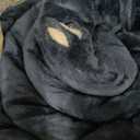 BEDELITE Fleece Full Comforter Set -Super Soft & Warm Fluffy Navy Blue Bedding, Luxury Fuzzy Heavy Bed Set for Winter with 2 Pillow Cases