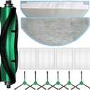 Replacement Part Accessories Compatible with iRobot Roomba Combo Essential Robot Vacuums and mops Q0120, Y0140, Y0110, Q011, 1 Roller Brush, 4 Hepa Filters, 6 Side Brushes, 2 Mop Pads, 13PCS