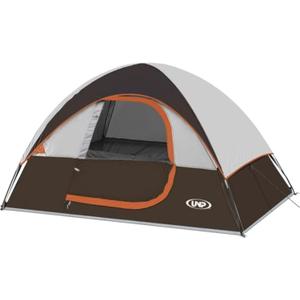 Camping Tent 2-4 Person, Waterproof Windproof Tent with Rainfly Easy Set up-Portable Dome Tents for Camping