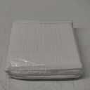 Cozyide White Duvet Cover Queen Size, 3 Pieces Bedding Duvet Covers, Soft Breathable Seersucker Duvet Cover Set with Zipper Closure and Corner Ties (1 Duvet Cover 90"x90" + 2 Pillow Shams 20"x26") (Queen(90"x90"))