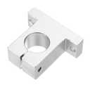 4 x uxcell 4pcs SK25 Aluminum Linear Rod Rail Shaft Support for 25mm Diameter Shaft, Linear Motion Rail Guides Mounting Bracket with Wrench for CNC Machine, 3D Printer, Automation Equipment