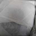 Hobestluk 5ft Bean Bag Chairs for Adults Large Beanbag Chair with Stripe Plush Cover Big Bean Bag Chair for Living Room Bedroom Dorm Office -Grey (50 x 50 x 24)