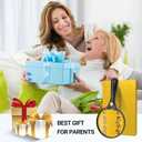 Large Magnifying Glass with Light - 5.5 Inch Handheld Magnifier with 10X 25X 45X Magnification & 3 LED Lights Lighted Magnifying Glass, Magnifying Glasses for Close Work Reading for Seniors Kids (Black)