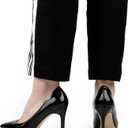JOY IN LOVE Pumps for Women 3.5" Stiletto High Heels Pointy Toe Pumps Shoes Black 9.5US