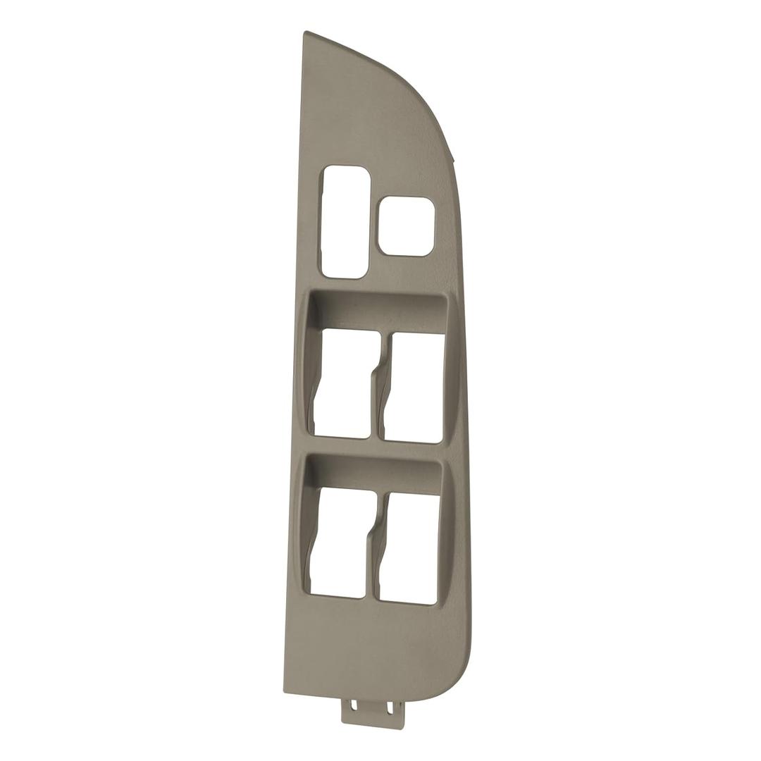 Osompar Front Driver Window Switch Bezel Panel (Tan) Compatible with Toyota Corolla CE LE S 1998 1999 2000 2001 2002