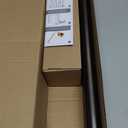 Industrial Curtain Rods 18 to 45 in,Wrap Around Rods, Adjustable Curtain Pole,1 in Diameter Pipe Wall or Ceiling Mounted,for Living Room(Antique Nickel 18 to 45)