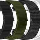 20mm Watch Bands for Garmin Forerunner 55/570 42mm/165/645/245 Music/Garmin Vivoactive 6/Vivoactive 5/3/Garmin Venu/Venu Sq 2 for Men Women, 20mm Watch Straps for Amazfit Active 2/Active