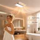 Bathroom Exhaust Fan with 1800W Heater and Light, 140 CFM