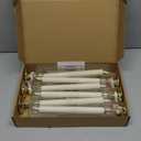 SUNGEGE Christmas Window Candles 6 Pack with Remote Timer (2/4/6/8H), Battery Operated Flameless LED for Windows, Includes Suction Cups, Bases & 2 Remotes – Holiday Decor