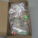 60 Pcs Mini Christmas Gnomes Tiny Santa Gnome Statues Miniature Snowman Elf Figurines for Hide and Seek Little Statue for Landscape Patio Yard Lawn Indoor Plant Pots Fairy Decor