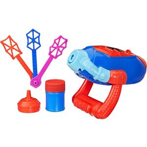 Spidey and his Amazing Friends Marvel Water-Webs Electronic Bubble Slinger, Super Hero Role Play Toys for Kids, Ages 3+