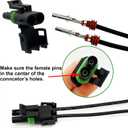 10 Kits 2 Pin Connector Weather Pack Connectors Kit Waterproof Automotive Electrical Connectors 2 Wire Connectors 18-14 AWG