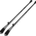 2 PCS Tire Mount and Demount Iron, 34645 Tire Iron, Tire Bars for Semi Tires, Tire Changing Tools, Semi Truck Tire Tools, 37In, 3/4 in, Black