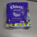Kleenex Ultra Soft Facial Tissues, 4 Cube Boxes, 60 Tissues per Box, 3-Ply (240 Total), Packaging May Vary