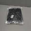 4 x AURUZA Winter Gloves Men Women, Zipper Cycling Gloves Touch Screen, Windproof Warm Gloves Cold Weather, Anti-Slip Sports Gloves for Cycling Driving Running Hiking Climbing Skiing Sports (X-Large, Black)