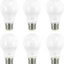 Linkind A19 LED Light Bulbs Dimmable, 40 Watt Equivalent, E26 Base, 2700K Soft White, 5W 450 Lumens CRI80+, 120V, UL Listed FCC Certified, LED Lights for Bedroom Living Room Home Office, 6 Packs