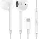 1Pack Wired Earphones with USB-C Connector for iPhone Headphones in-Ear Earbuds,Built-in Microphone and Volume Control Headsets Compatible with iPhone 15/16 Plus/Pro/Max/Pad Pro/Air/Mini & More
