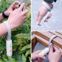 Hand Free Dog Leash Adjustable Length 4-6 ft with Reflective Stripor for Medium&Small Dogs Comfortable Handle and Sturdy Rope for Walking, Jogging and Running Your Dog (White)