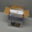 MR.SIGA Airtight Cereal Dispenser Set, Storage Containers for Dry Goods, Nuts, Beans, Snacks, BPA Free, 1.6 L / 1.69 Qt, Medium, Clear, 2 Pack (Transparent/White)