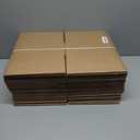 The Boxery 10"x10"x4" Brown/Kraft Corrugated Cardboard Shipping Boxes 25-Pack | Mailing, Packing, Moving & Storage for Business/Home – Durable - Eco-Friendly, Recyclable